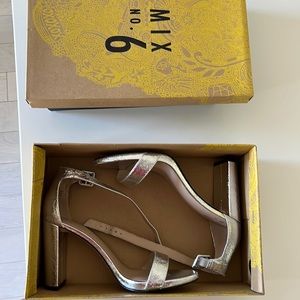 Mix. no 6 high heels silver